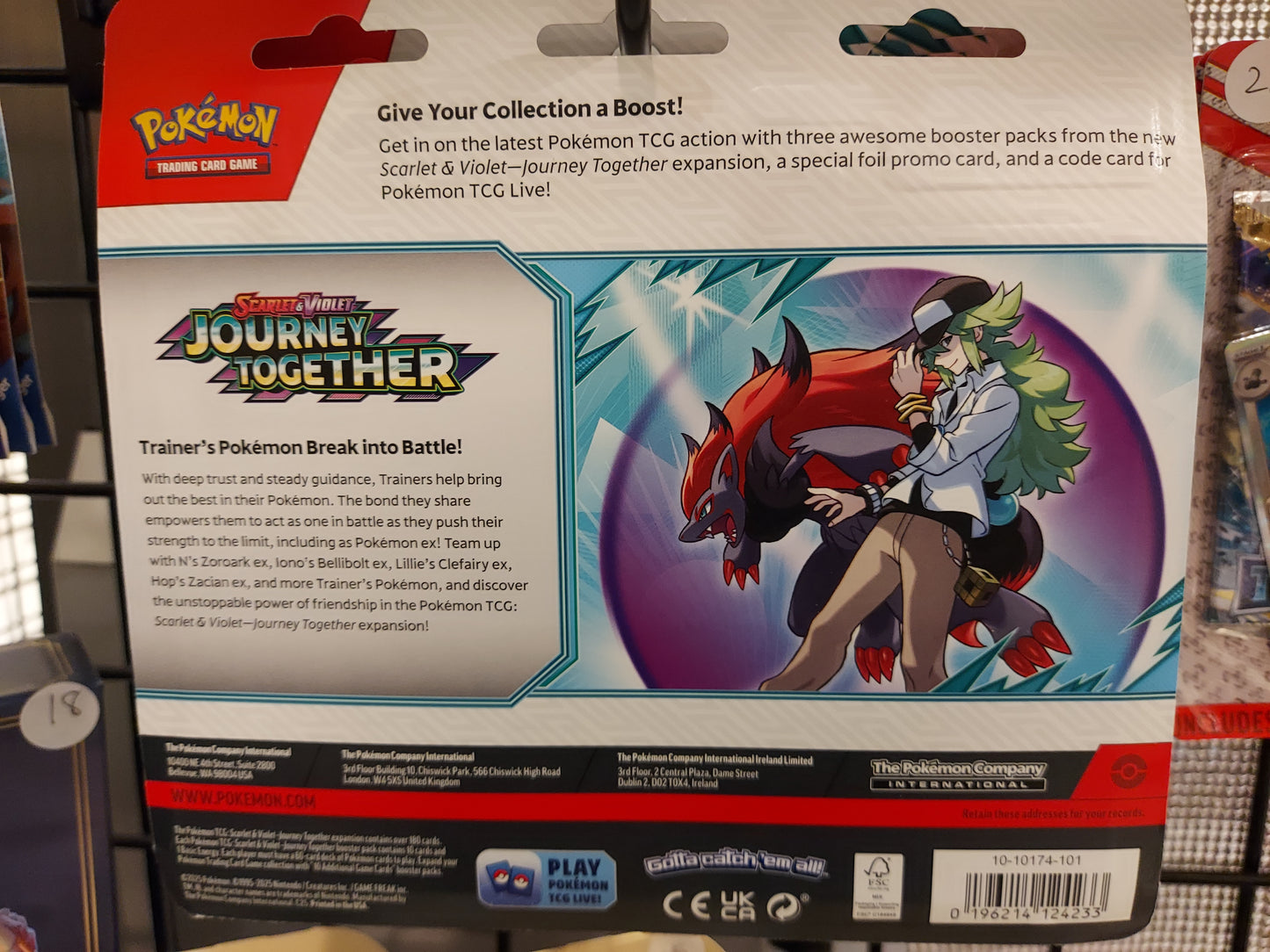 PTCG: Journey Together 3 Pack Blister