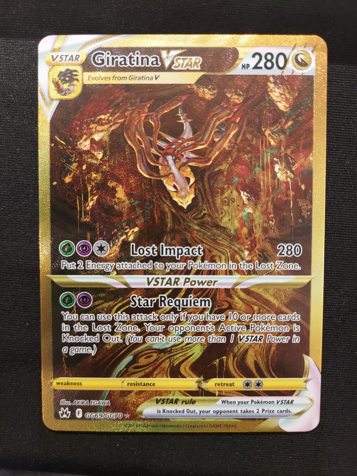Giratina Vstar GG69/GG70