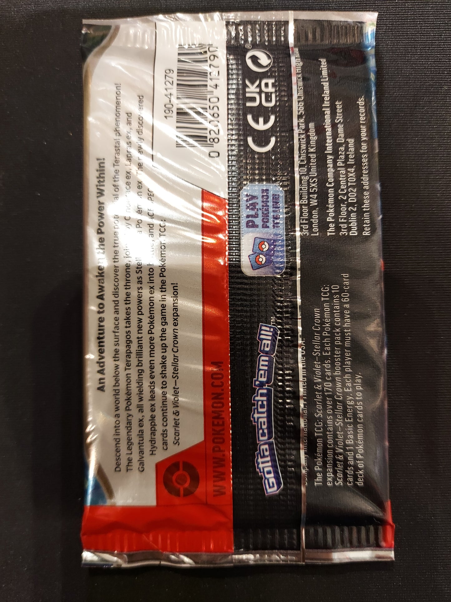 Pokemon TCG: Scarlet & Violet - Stellar Crown Booster Pack