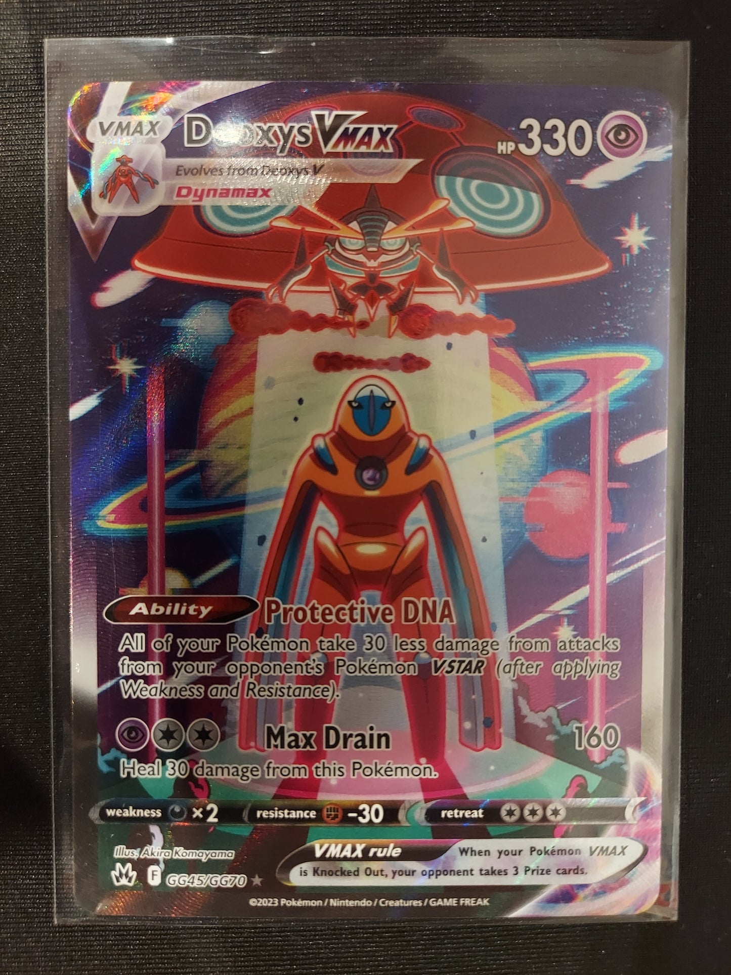 Deoxys Vmax GG45/GG70